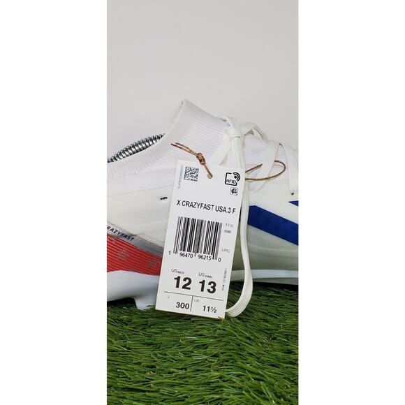 Adidas X Crazyfast USA.3 Size 12 FG Red White Blue USA Soccer Cleats IG0665 Za1 - Picture 5 of 8